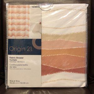 Origin 21 72x72-in Mildew Resistant Polyester Shower Curtain